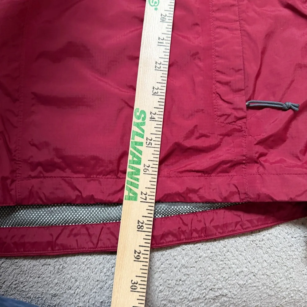 Vintage 2000s The North Face HyVent Rain Jacket Mens Large Maroon Red Hooded